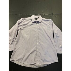 Alberto Cardinali Easy Care Classic Fit Dress Shirt XXL 18-18 1/2 34-35